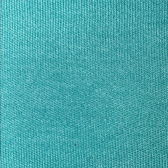 BLAIR V-neck top 3/4 sleeves light turquoise blue color soft cotton NEW size M - Picture 3 of 9